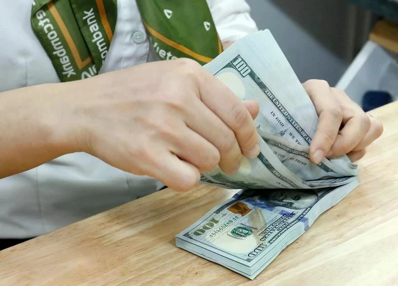 The daily reference exchange rate for the US dollar is set at 24,779 VND/USD on March 14. (Photo: VNA)