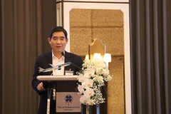 Vietnamese Ambassador to Thailand Pham Viet Hung speaks at the workshop in Bangkok on March 6. (Photo: VNA)