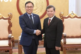 Chief Justice of the Supreme People’s Court Le Minh Tri hosted a reception for RoK Ambassador to Vietnam Choi Young-sam on March 4. (Photo: VNA)