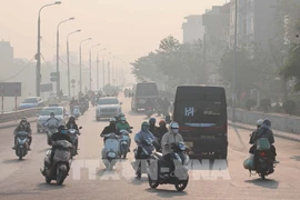 Hanoi is one of the most populous and rapidly developing cities in Vietnam, with over 8 million residents and millions of vehicles on the road daily. (Photo: VNA)