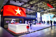 The Viettel stall at Mobile World Congress 2025, held in Barcelona, Spain, from March 3 to 6. (Photo: VNA)