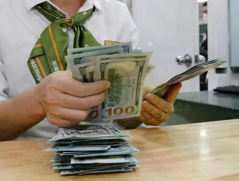 The State Bank of Vietnam sets daily reference exchange rate for the US dollar at 24,758 VND/USD on March 13, unchanged from the previous day. (Photo: VNA)