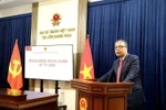 Vietnamese Ambassador to Russia Dang Minh Khoi speaks at the meeting. (Photo: VNA)