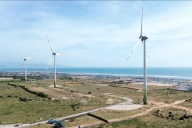 A wind power project in the south-central province of Ninh Thuan (Photo: VNA)