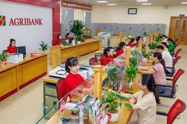 At a branch of Agribank. (Photo: VNA)