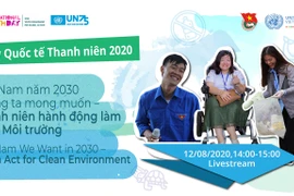 Vietnamese youths act for clean environment