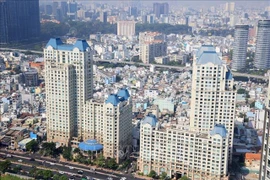 An apartment complex in Binh Thanh district, HCM City. (Photo: VNA)