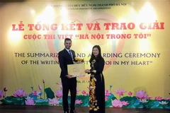 Winners of writing contest on Hanoi announced